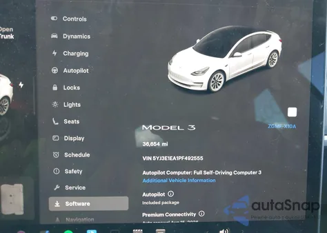 2023 Tesla Model 3 Rear-Wheel Drive from USA, damaged, VIN 5YJ3E1EA1PF492555